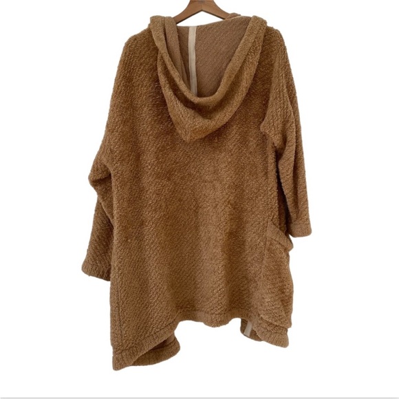 Free People Brown Warm Wishes
Hooded Sweater Teddy Jacket Cardigan - Picture 5 of 9